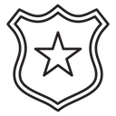 Police badge icon