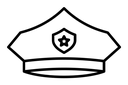 Police Officer Cap icon