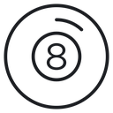 Pool 8 ball 3 icon