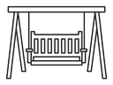 Porch swing icon