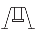 Porch swing icon