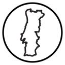 Portugal map icon