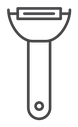 Potato peeler icon