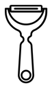 Potato peeler icon