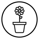 Potted Flower Plant icon