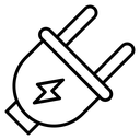 Power Plug Lightning Bolt icon
