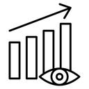 Predictive Analytics Eye Chart icon