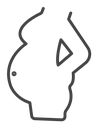 Pregnant woman icon