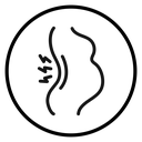 Pregnant woman backache (2) icon