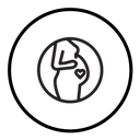 Pregnant woman icon