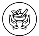 Premium ingredients black outline icon