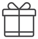 Present gift box icon
