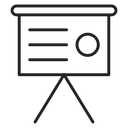 Presentation board icon