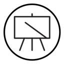 Presentation board icon
