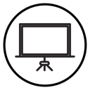 Presentation screen icon