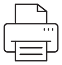 Print button icon