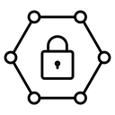 Private Network Padlock icon