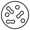 Probiotics Black Outline icon