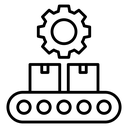 Production Black Outline icon
