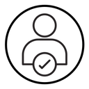Profile check icon
