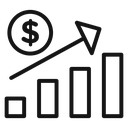 Profit growth icon