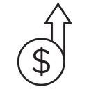 Profit growth icon