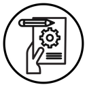 Project Development Gear Document icon