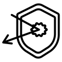 Protection from attack icon