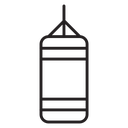 Punching bag icon
