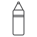 Punching bag icon