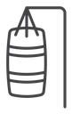 Punching bag icon