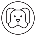 Puppy face icon