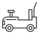 Pushing car icon