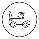 Pushing car icon