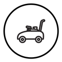 Pushing car icon