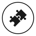 Puzzle pieces icon