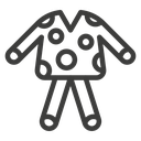 Pyjamas Black Outline icon
