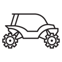 Quad bike icon