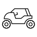 Quad bike icon