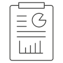 Quarterly report icon