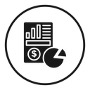 Quarterly report icon