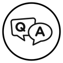 Questions and answers icon