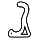 Rack for violin Black Outline icon