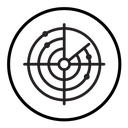 Radar detection icon