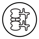 Radiculopathy radicular syndrome icon