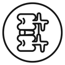 Radiculopathy radicular syndrome icon