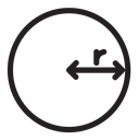 Radius icon