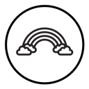 Rainbow icon