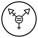 Rainbow LGBT flag icon