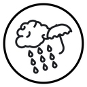Rainy weather icon